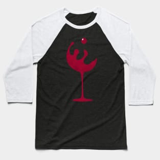 Red Wine Baseball T-Shirt